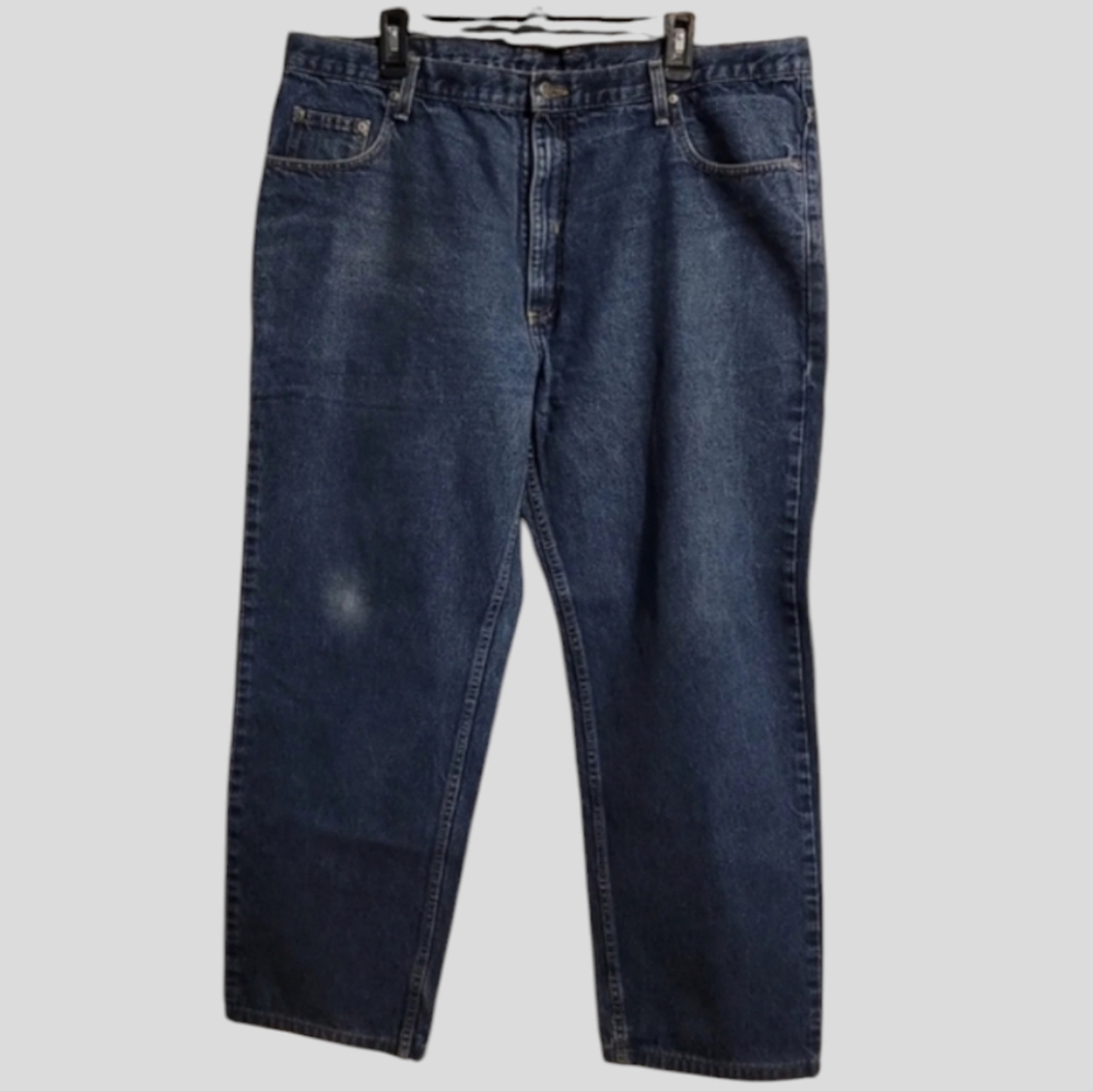 Members Mark Men's Jeans Sz 40x29 Blue Denim Durable Heavy 5-Pocket Workwear